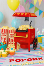 Carnival Style Popcorn Maker Fat Free Hot Air Popper Machine for Home & Parties