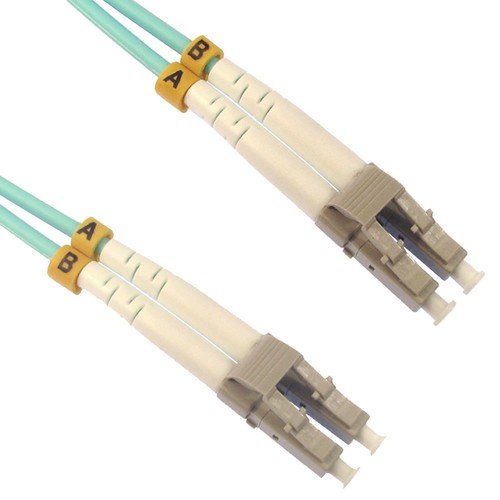 Om4 aqua fibre optic - om4, lc