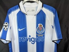 DECO #10 FC Porto Home football Shirt 2003/2004  SIZE LARGE UCL FINAL 2004 NEW