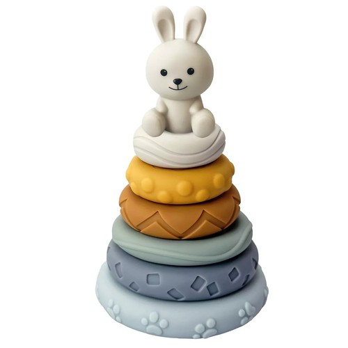 Kyoot silicone rabbit - silicone, stacker