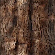 40x Wooden Tree Bark Peel and Stick Tiles Vinyl Sticker Stairs Bathroom Kitchen