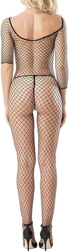 Black fish net - body, stocking