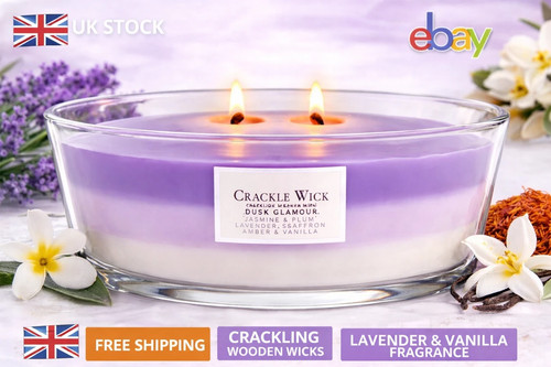 Crackle wick scented wooden - wick,