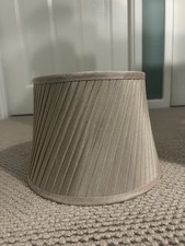 Lampshade Beige Pleated Silky