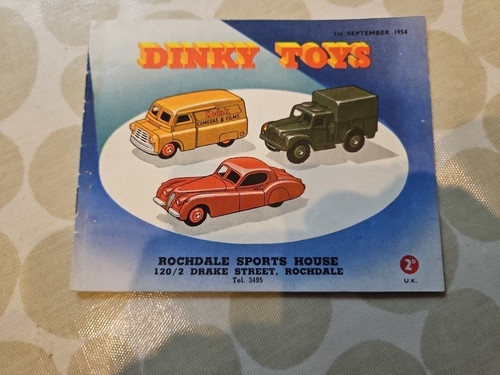 Dinky toys 1954 catalogue - dinky,