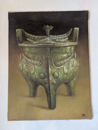 Original antique oil painting - original,