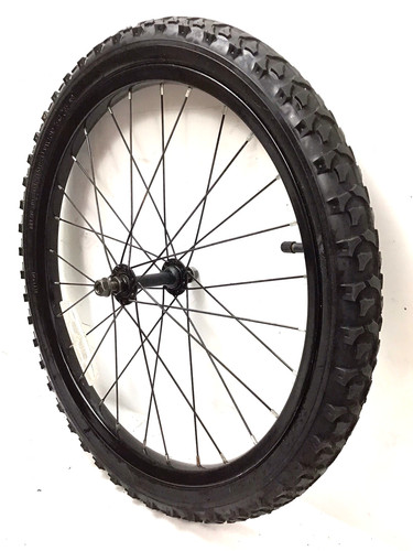 Bicycle front black wheel - 20",