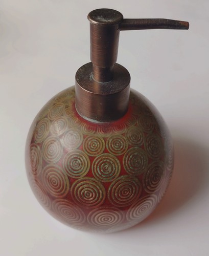 Vtg deep red spirals resin - vtg,