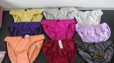 JOB LOT  9 SATIN  KNICKERS
