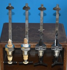 Four x 1970's Vintage Pub Bar Spirits Optics Dispensers Home Bar