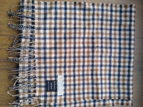 Aquascutum scarf unisex beige - aquascutum,