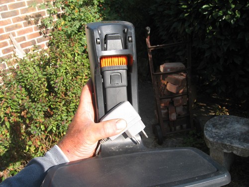 Battery charger and dock for - battery,
