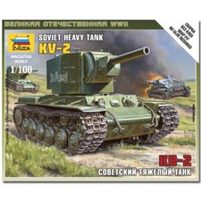 ZVEZDA 6202 Soviet Tank Kv-2 Model Kit 1:100