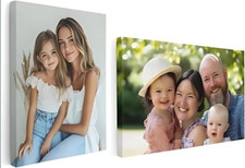 CANVAS PRINT YOUR PHOTO ON LARGE PERSONALISED 30MM DEEP FRAMED 8IN UP TO 60IN