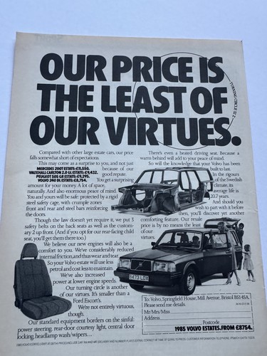 Original vintage 1985 volvo - 1985,