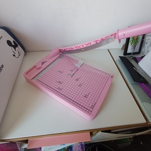 Jielisi pink paper trimmer - paper, trimmer/