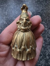 Antique Mr Punch Bell Brass