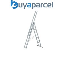 Zarges 48980 Light Trade Combination Ladder 3-Part 3 x 7 Rungs ZAR48980