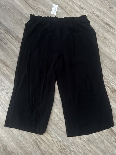 Ladies black elastic - , waist