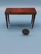 1:12 Dolls House Wood Console