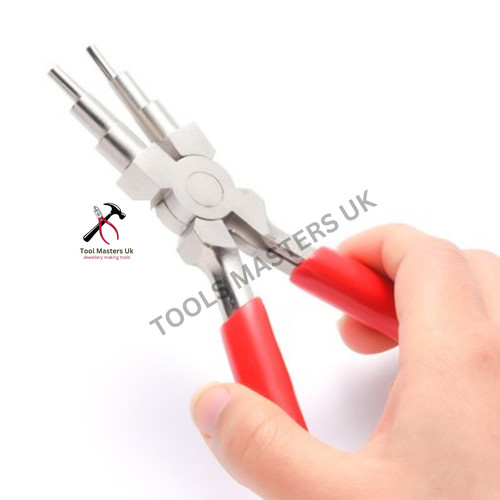 Step wire looping - step, pliers
