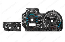 Subaru Impreza GC8 Forged Carbon Dial Cards 8 Colours Gauges