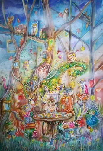 Sale watercolor - sale, a3