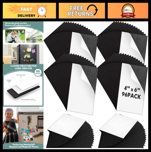 Adhesive magnetic sheets 4x6 - sheets,