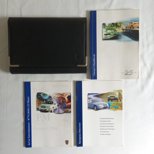 Rover owners manual - 25,