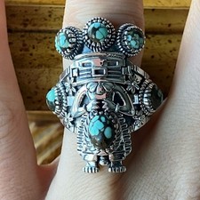 Real turquoise sterling - real, silver