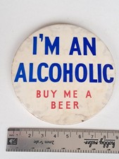 Vintage Badges Pin, Enamel -