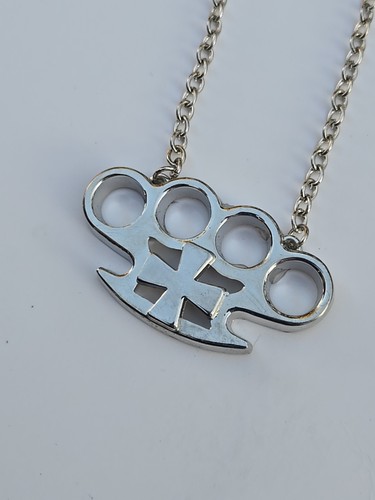 Large silver tone - tone, novelty