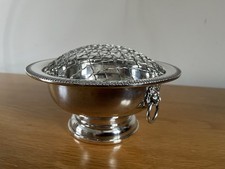 Vintage Silver-Plated Flower