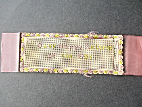 Victorian bookmark birthday - victorian,
