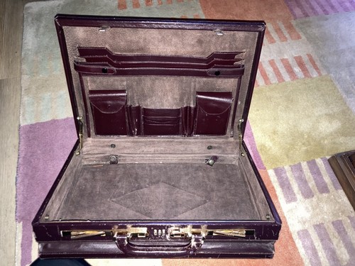 Brown leather executive - brown,