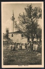 Postcard Valona, Mosque 