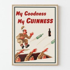 Vintage Guinness Trench Poster