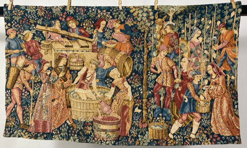 Vintage french medieval wine - french,
