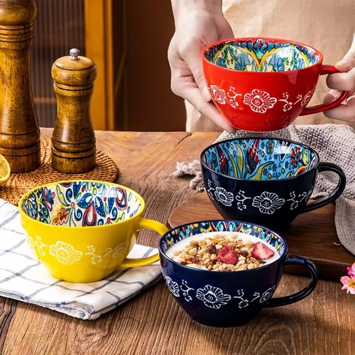 1pc ceramic milk - milk, cup