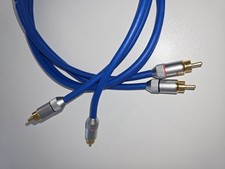 IXOS XHA203 High Grade Gold Plated Analogue Audio Interconnect RCA Cable 1 M