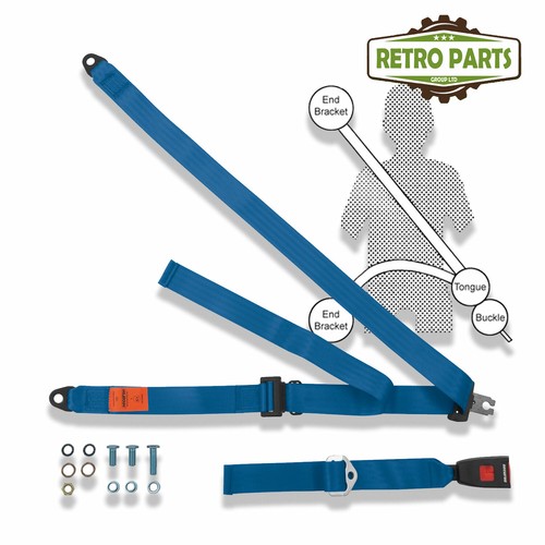 Classic car static seat - static, belt