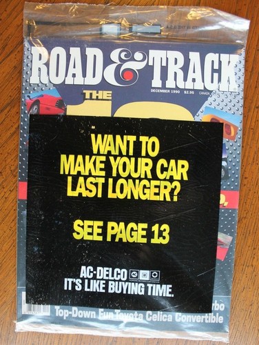 Road track december 1990 - track,