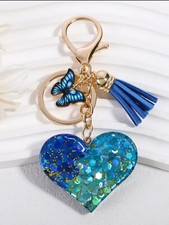 Heart & Butterfly Charm