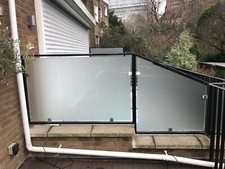 Balcony Glass privacy screen panel