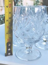 Set cut crystal brandy - cut,