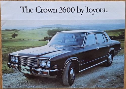 Toyota crown 2600 - car, brochure