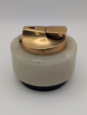 Vintage Ronson Onyx Marble &