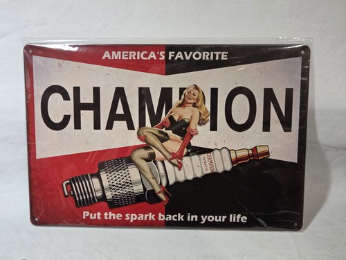 Champian spark plug - spark, sign
