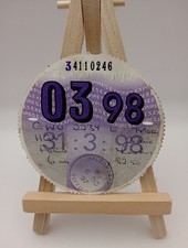 FORD HGV 1998 Original Stamped Old Road Car Car's Lorries Lorry Tax Disc Rare 98