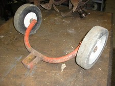Wolseley Merrytiller Titan rotovator transport wheels. Merry Tiller. Wide tyres
